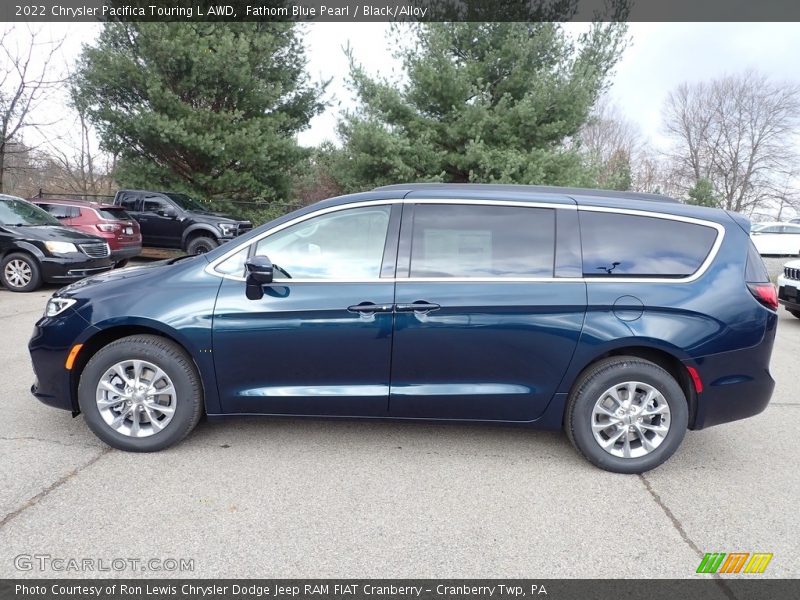 Fathom Blue Pearl / Black/Alloy 2022 Chrysler Pacifica Touring L AWD