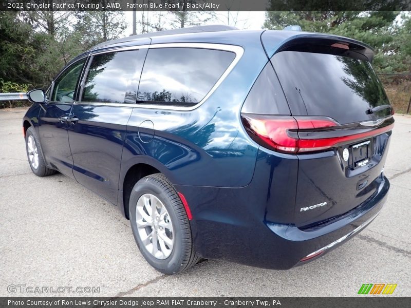 Fathom Blue Pearl / Black/Alloy 2022 Chrysler Pacifica Touring L AWD