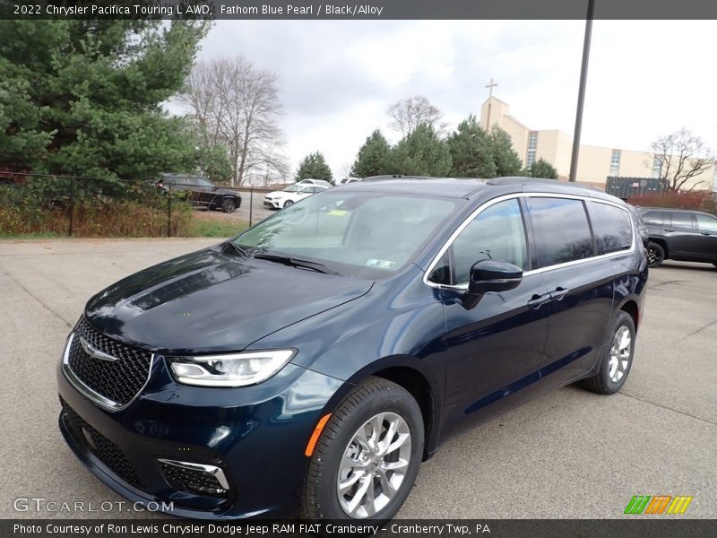 Fathom Blue Pearl / Black/Alloy 2022 Chrysler Pacifica Touring L AWD