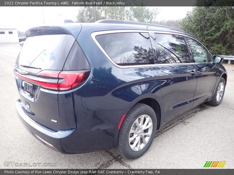 Fathom Blue Pearl / Black/Alloy 2022 Chrysler Pacifica Touring L AWD