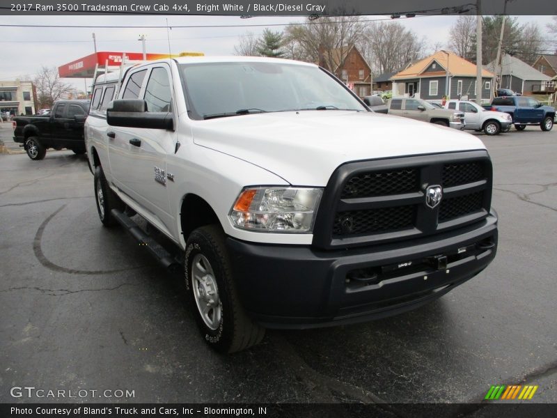 Bright White / Black/Diesel Gray 2017 Ram 3500 Tradesman Crew Cab 4x4