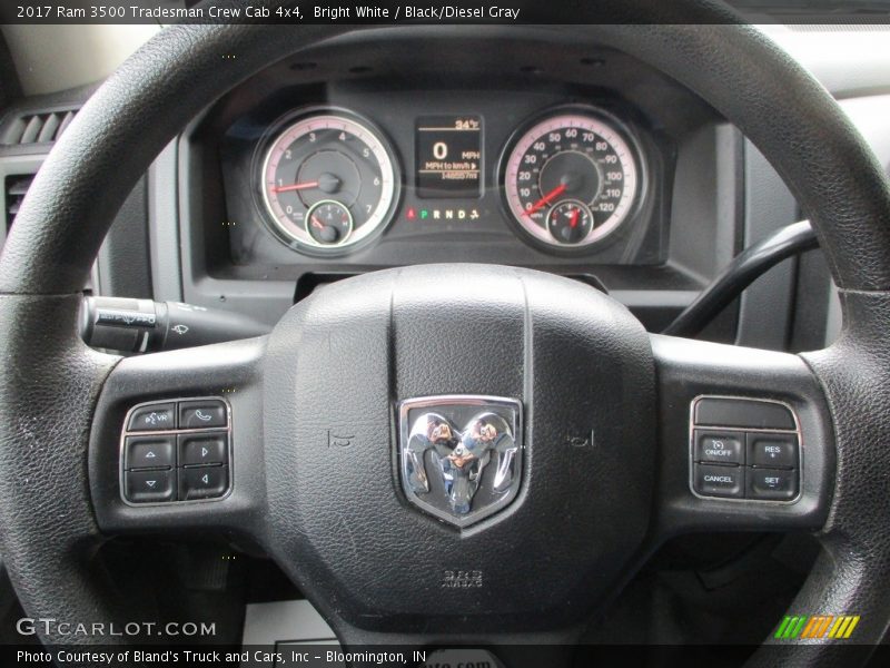 Bright White / Black/Diesel Gray 2017 Ram 3500 Tradesman Crew Cab 4x4