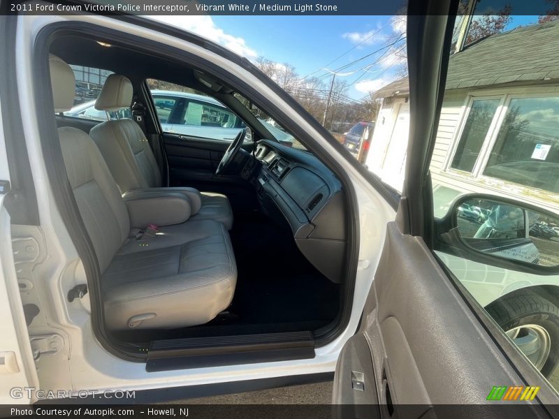 Front Seat of 2011 Crown Victoria Police Interceptor