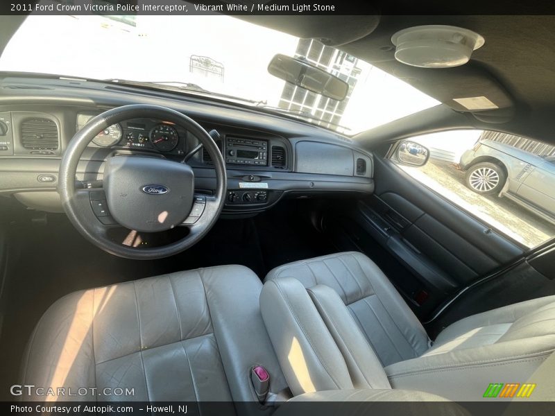  2011 Crown Victoria Police Interceptor Medium Light Stone Interior