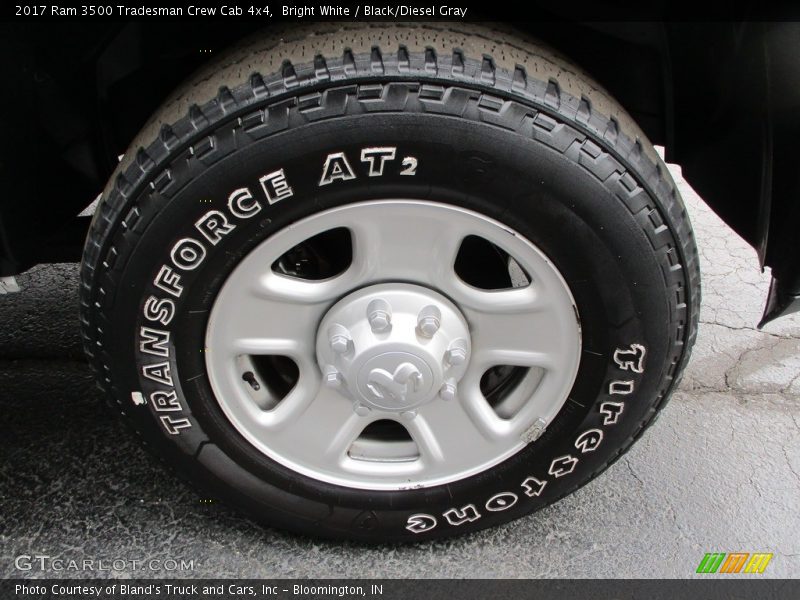 Bright White / Black/Diesel Gray 2017 Ram 3500 Tradesman Crew Cab 4x4