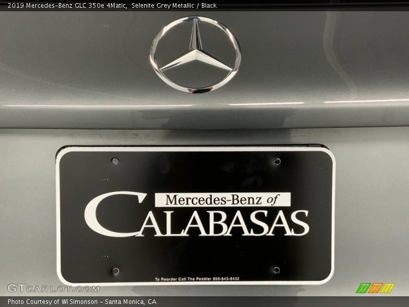 Selenite Grey Metallic / Black 2019 Mercedes-Benz GLC 350e 4Matic