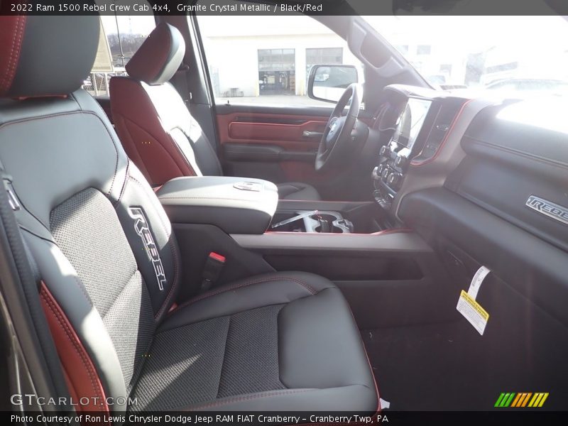 Front Seat of 2022 1500 Rebel Crew Cab 4x4