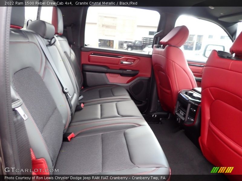 Rear Seat of 2022 1500 Rebel Crew Cab 4x4