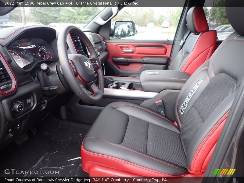  2022 1500 Rebel Crew Cab 4x4 Black/Red Interior
