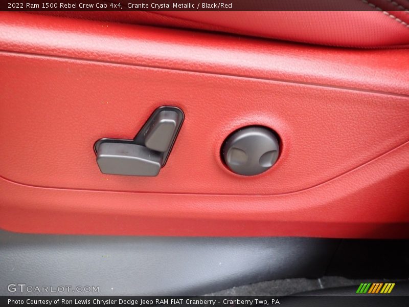 Granite Crystal Metallic / Black/Red 2022 Ram 1500 Rebel Crew Cab 4x4