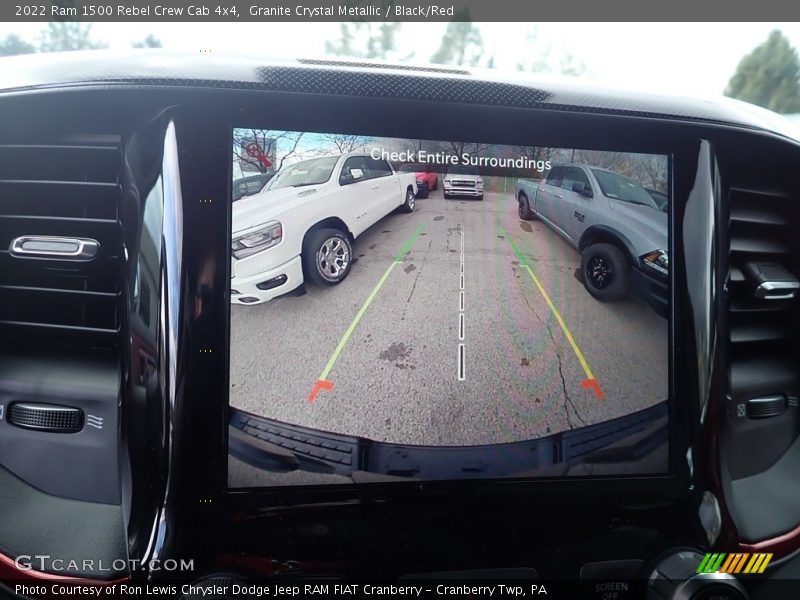 Granite Crystal Metallic / Black/Red 2022 Ram 1500 Rebel Crew Cab 4x4