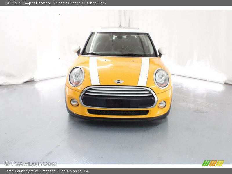 Volcanic Orange / Carbon Black 2014 Mini Cooper Hardtop
