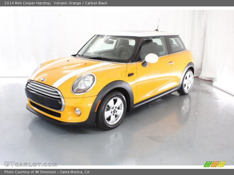 Volcanic Orange / Carbon Black 2014 Mini Cooper Hardtop