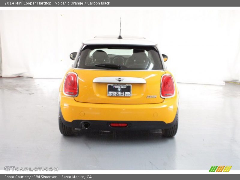 Volcanic Orange / Carbon Black 2014 Mini Cooper Hardtop