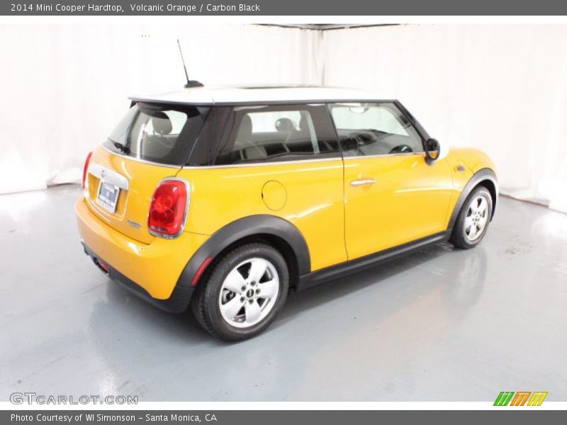 Volcanic Orange / Carbon Black 2014 Mini Cooper Hardtop