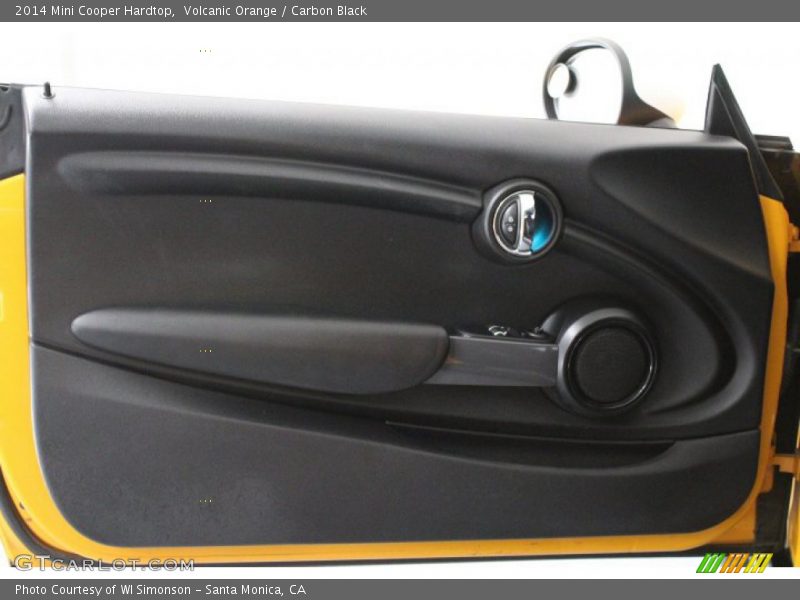 Volcanic Orange / Carbon Black 2014 Mini Cooper Hardtop