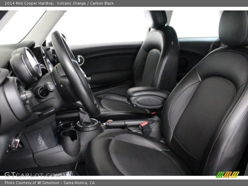Volcanic Orange / Carbon Black 2014 Mini Cooper Hardtop