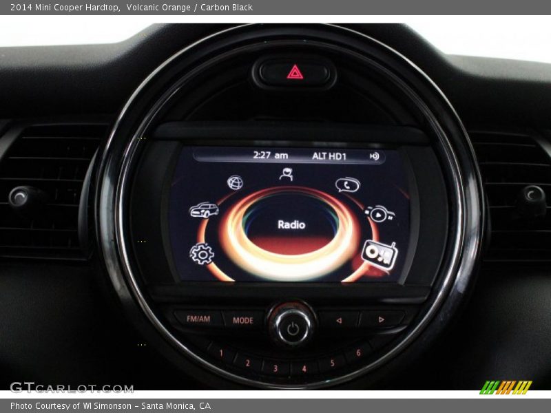 Volcanic Orange / Carbon Black 2014 Mini Cooper Hardtop