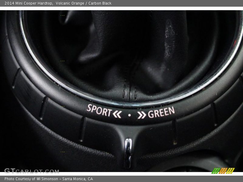 Volcanic Orange / Carbon Black 2014 Mini Cooper Hardtop