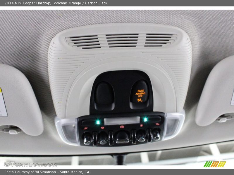 Volcanic Orange / Carbon Black 2014 Mini Cooper Hardtop