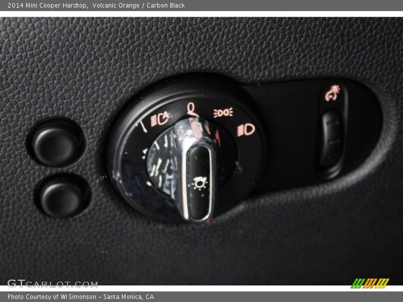 Volcanic Orange / Carbon Black 2014 Mini Cooper Hardtop