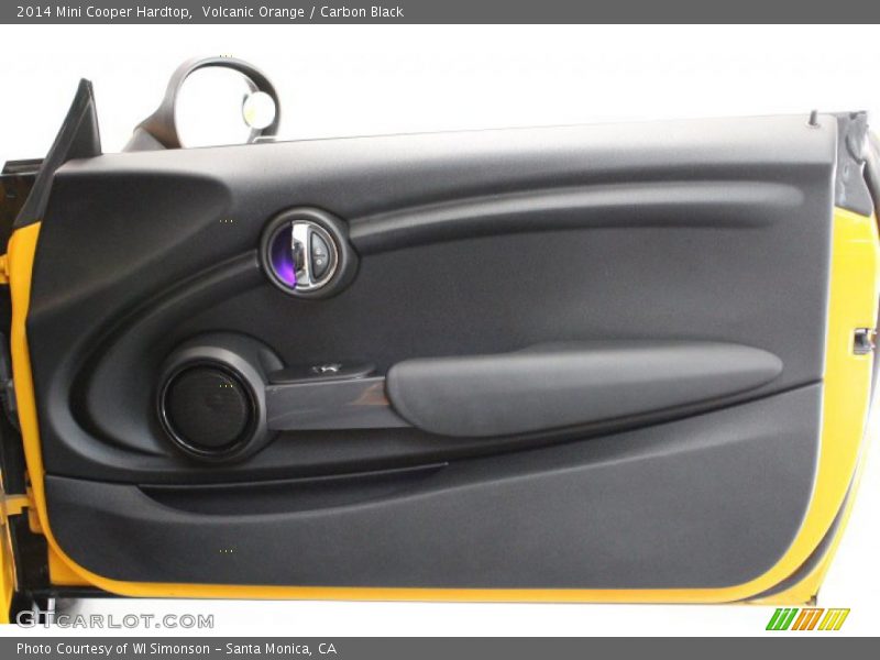 Volcanic Orange / Carbon Black 2014 Mini Cooper Hardtop