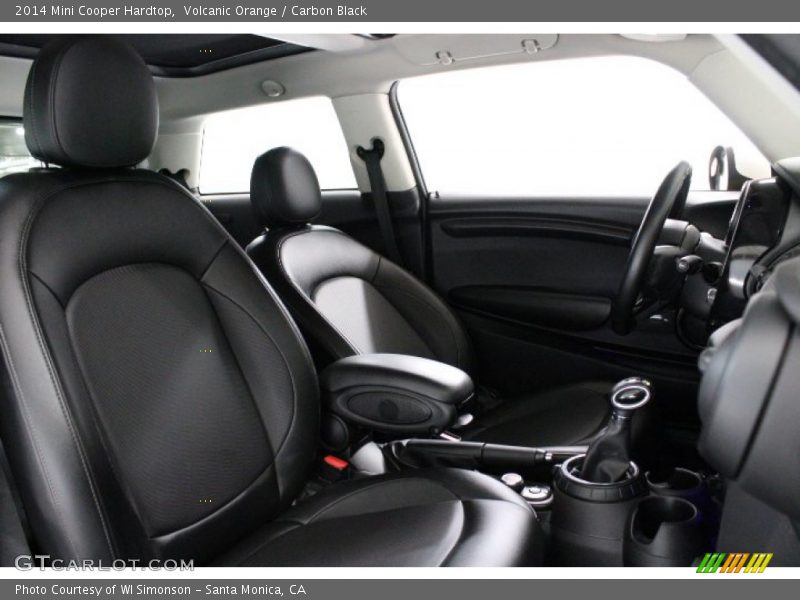 Volcanic Orange / Carbon Black 2014 Mini Cooper Hardtop