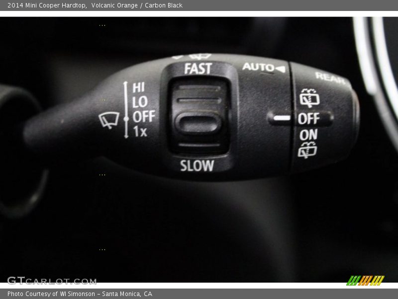 Volcanic Orange / Carbon Black 2014 Mini Cooper Hardtop