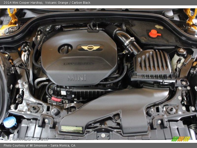 Volcanic Orange / Carbon Black 2014 Mini Cooper Hardtop