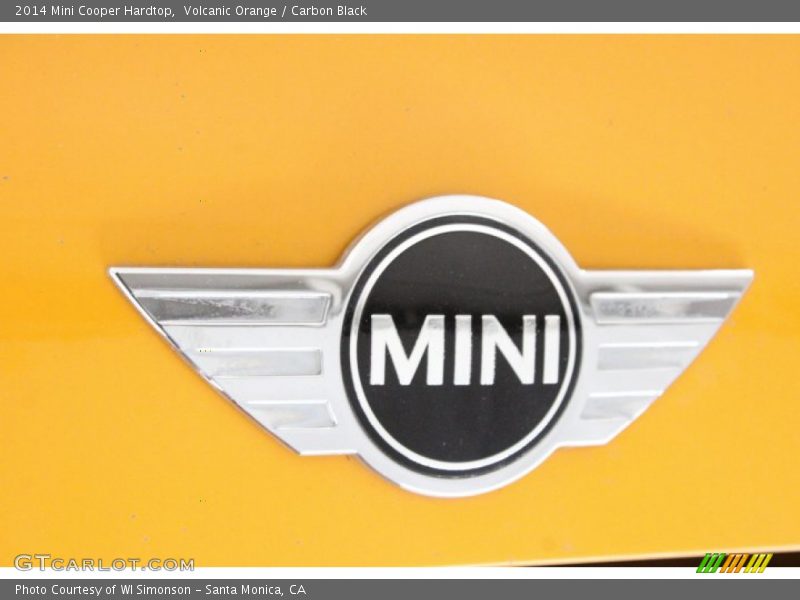 Volcanic Orange / Carbon Black 2014 Mini Cooper Hardtop