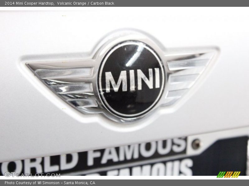 Volcanic Orange / Carbon Black 2014 Mini Cooper Hardtop