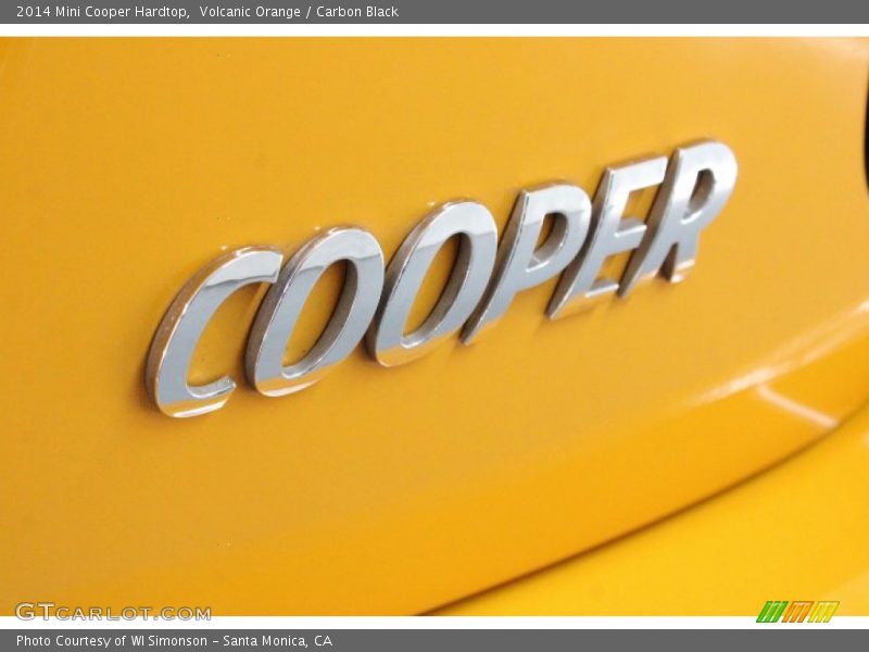 Volcanic Orange / Carbon Black 2014 Mini Cooper Hardtop