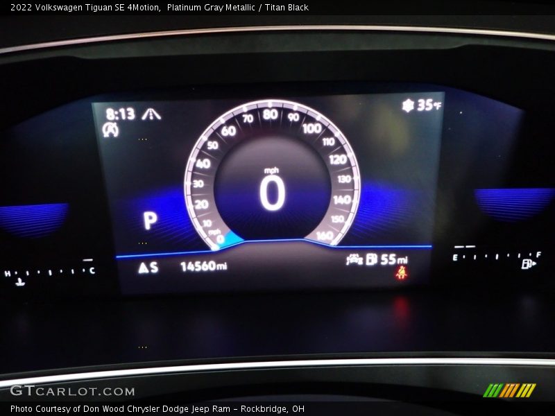 Platinum Gray Metallic / Titan Black 2022 Volkswagen Tiguan SE 4Motion