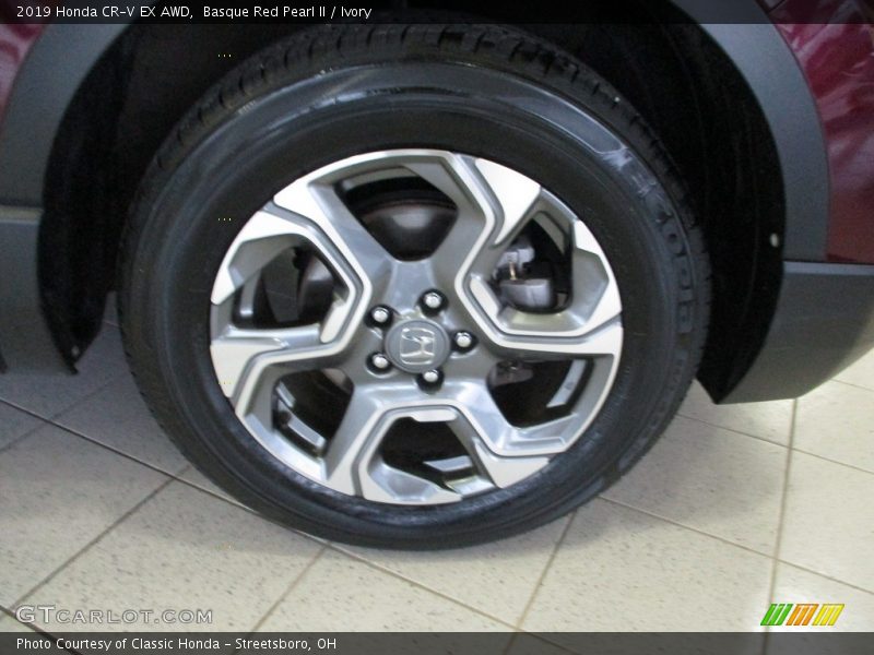 Basque Red Pearl II / Ivory 2019 Honda CR-V EX AWD