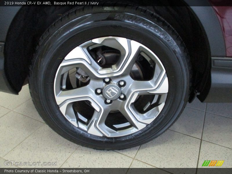 Basque Red Pearl II / Ivory 2019 Honda CR-V EX AWD