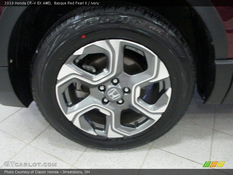 Basque Red Pearl II / Ivory 2019 Honda CR-V EX AWD