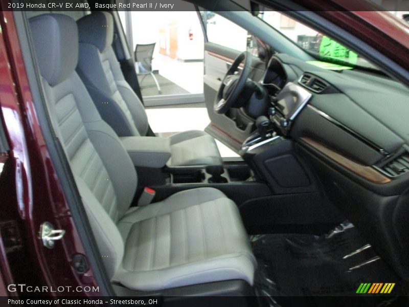 Basque Red Pearl II / Ivory 2019 Honda CR-V EX AWD