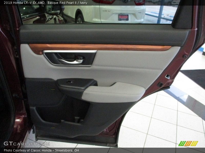 Basque Red Pearl II / Ivory 2019 Honda CR-V EX AWD