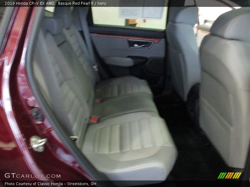 Basque Red Pearl II / Ivory 2019 Honda CR-V EX AWD