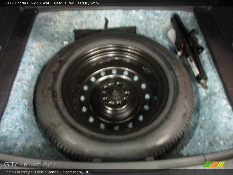 Basque Red Pearl II / Ivory 2019 Honda CR-V EX AWD