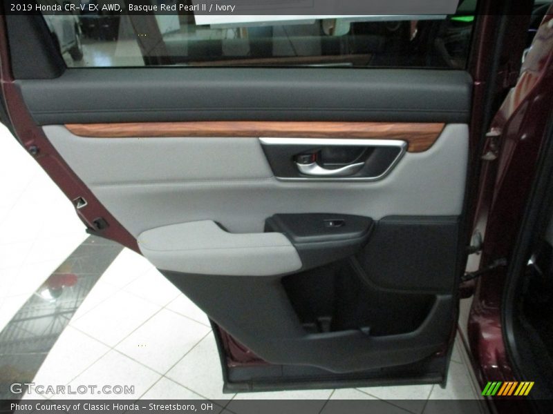 Basque Red Pearl II / Ivory 2019 Honda CR-V EX AWD