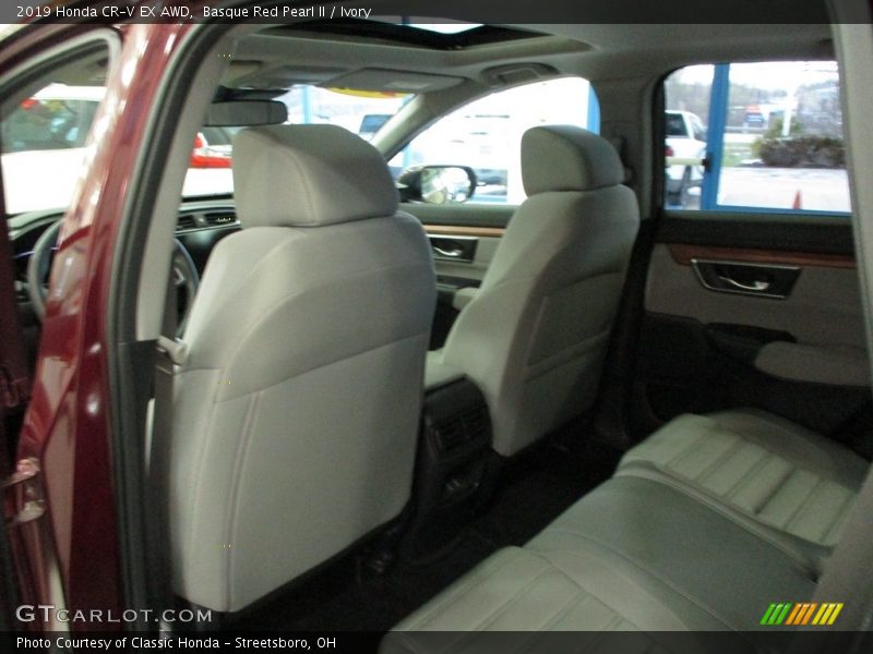 Basque Red Pearl II / Ivory 2019 Honda CR-V EX AWD