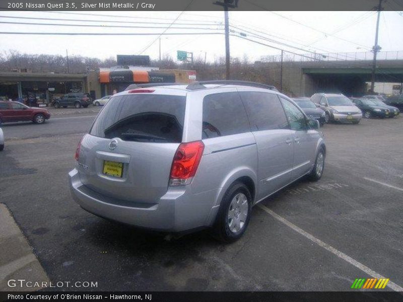 Silver Mist Metallic / Gray 2005 Nissan Quest 3.5