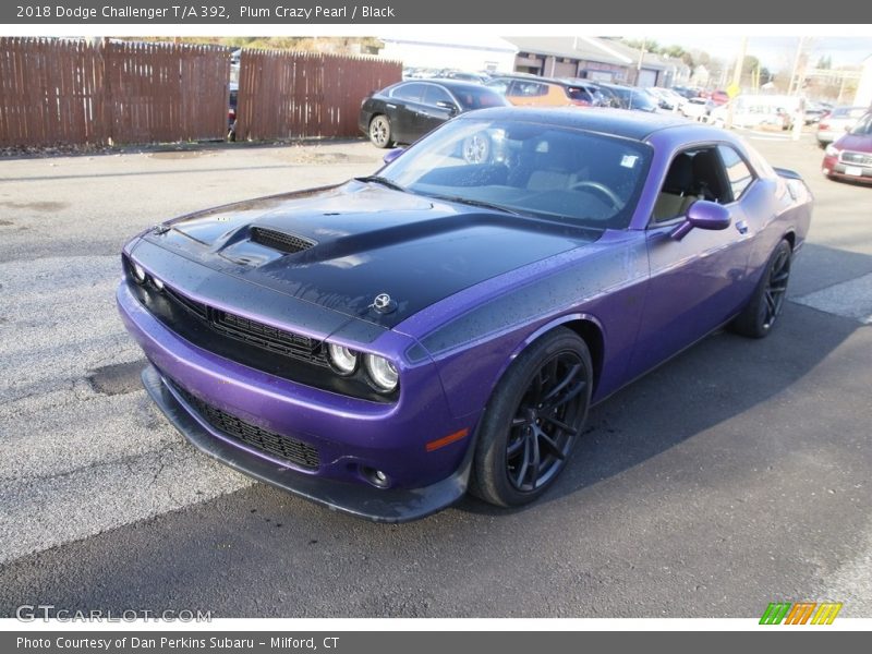 Plum Crazy Pearl / Black 2018 Dodge Challenger T/A 392