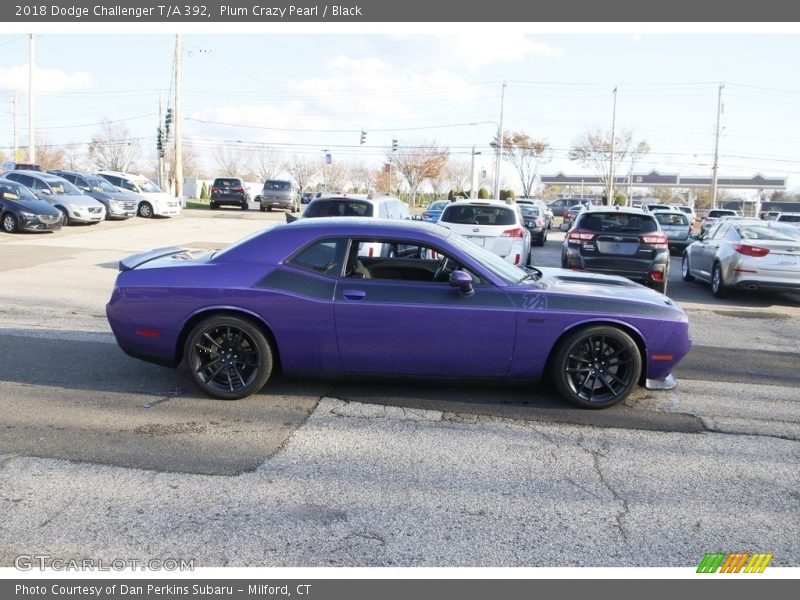 Plum Crazy Pearl / Black 2018 Dodge Challenger T/A 392