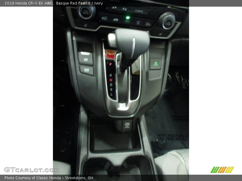Basque Red Pearl II / Ivory 2019 Honda CR-V EX AWD