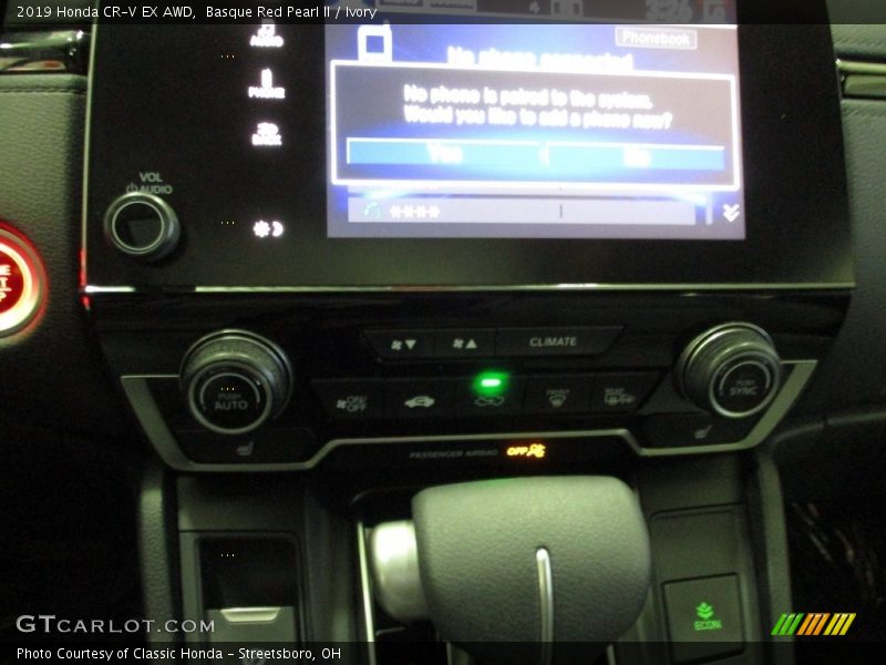Basque Red Pearl II / Ivory 2019 Honda CR-V EX AWD