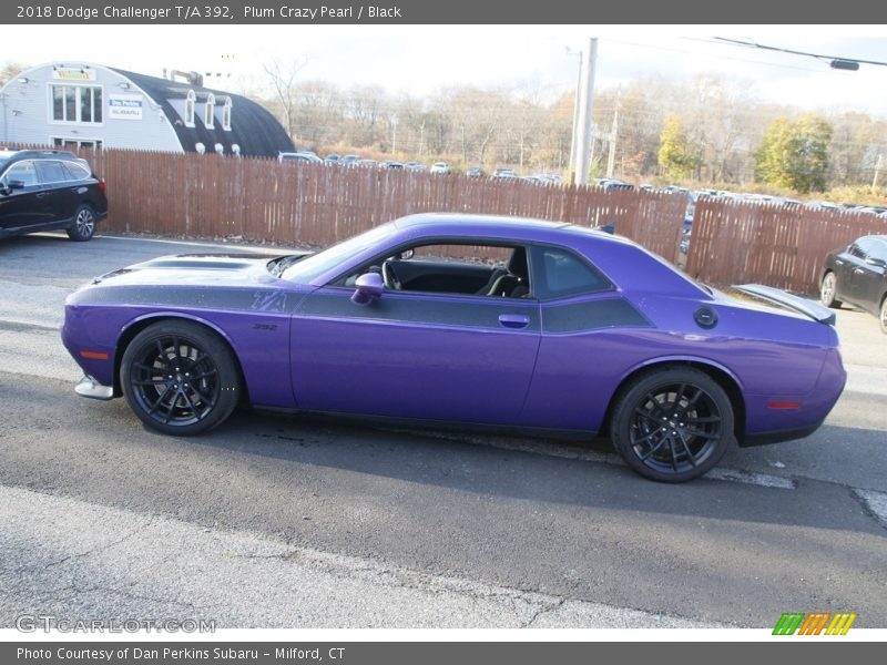 Plum Crazy Pearl / Black 2018 Dodge Challenger T/A 392