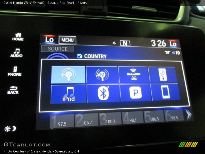 Basque Red Pearl II / Ivory 2019 Honda CR-V EX AWD