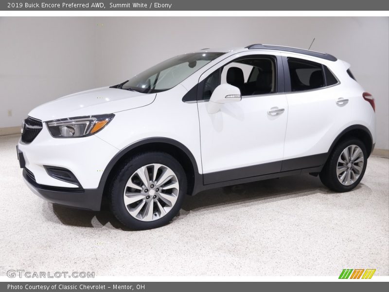 Summit White / Ebony 2019 Buick Encore Preferred AWD